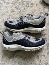 Nike x Supreme Air Max 98 Obsidian Yankees talla 11 844694-400 2016