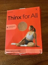 Thinx for All 1X Absorbency Leakproof Period Underwear Lace Trim Brief Small Red