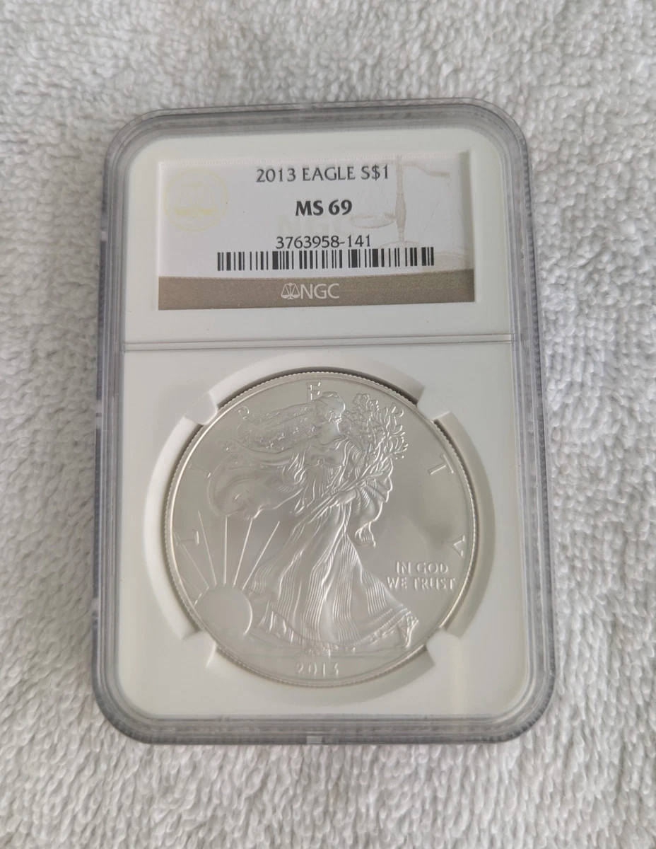 American Eagle MS 69 Graded 2013 Silver Bullion Coins for sale | eBay