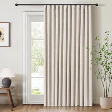 INOVADAY 100 Blackout Curtains for Bedroom, Black Out Curtains 84 Inch Long,...