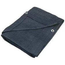 Standard Duty Tarp, 8 X 12 Ft, 10 Mil, Black, Polyethylene, 5Wua3