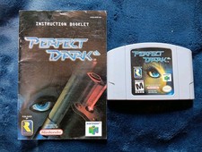 Perfect Dark (Nintendo 64) Cartridge And Booklet Only 