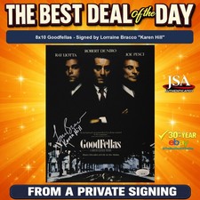 Lorraine Bracco Signed 8x10 Photo as Karen Hill Goodfellas JSA Private Signing