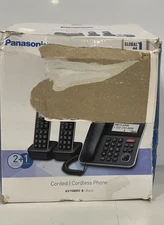 Panasonic Expandable Corded/Cordless Phone System with Answering Machine and One