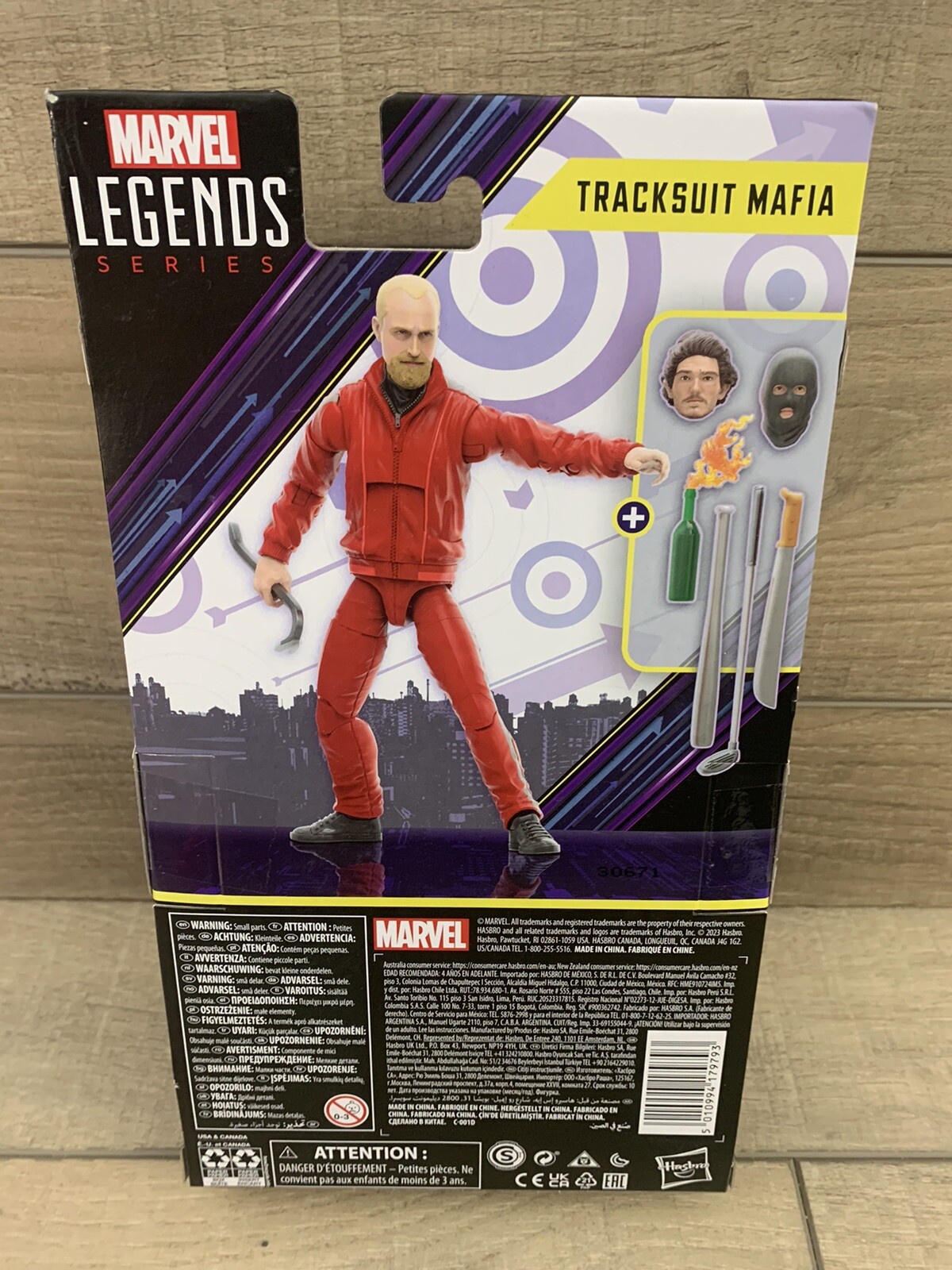 In Stock Now! Marvel Legends Hawkeye Tracksuit Mafia (Target Exclusive