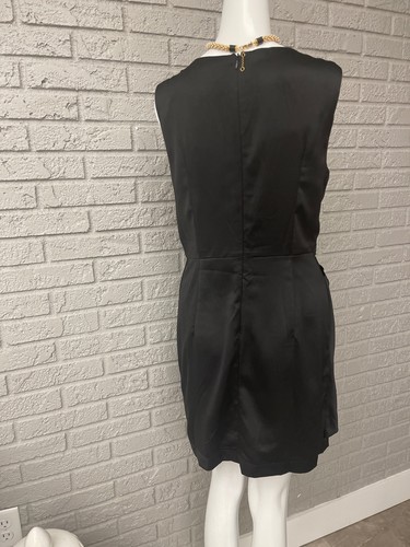 Twenty One Women Black Sleeveless Pleated Dress Size L - Picture 5 of 8