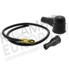 FILO CAVO CANDELA COMPLETO DI FORCHETTA E CAPPUCCIO PER VESPA PX 125 150 200