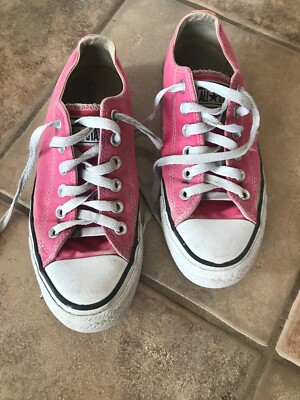 pink converse womens size 7