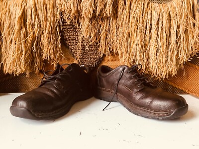 Red Wing Men sz 9 D 8704 Safety Work Comfort Oxford Brown  display picture 3