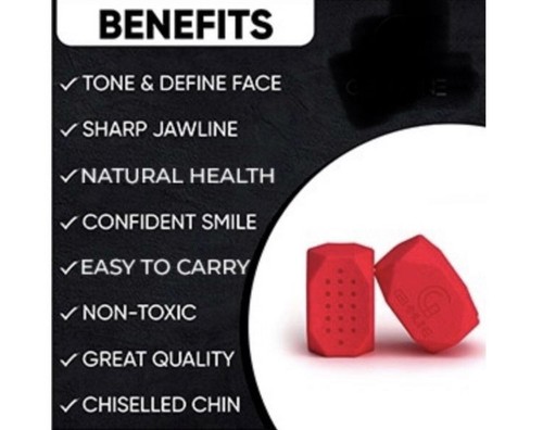 GEMMLINE Jaw Exerciser Tablets | Neck and Face Jawline Exerciser for Men/Women - Picture 7 of 10