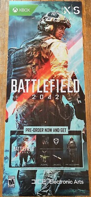 Electronic Arts BATTLEFIELD 2042 mesh store window banner 24x60 Playstation