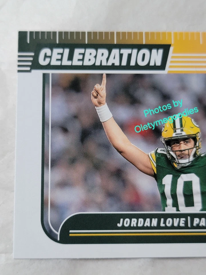 2024 Jordan Love No. C-JLE Celebration QB1 of the Year Score Card Packers - Image 3 of 4