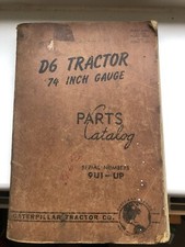 D6 Tractor 74 Inch Parts Catalog