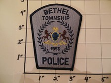 BETHEL TOWNSHIP POLICE  PA  PENNSYLVANIA   BERKS COUNTY  STYLE B