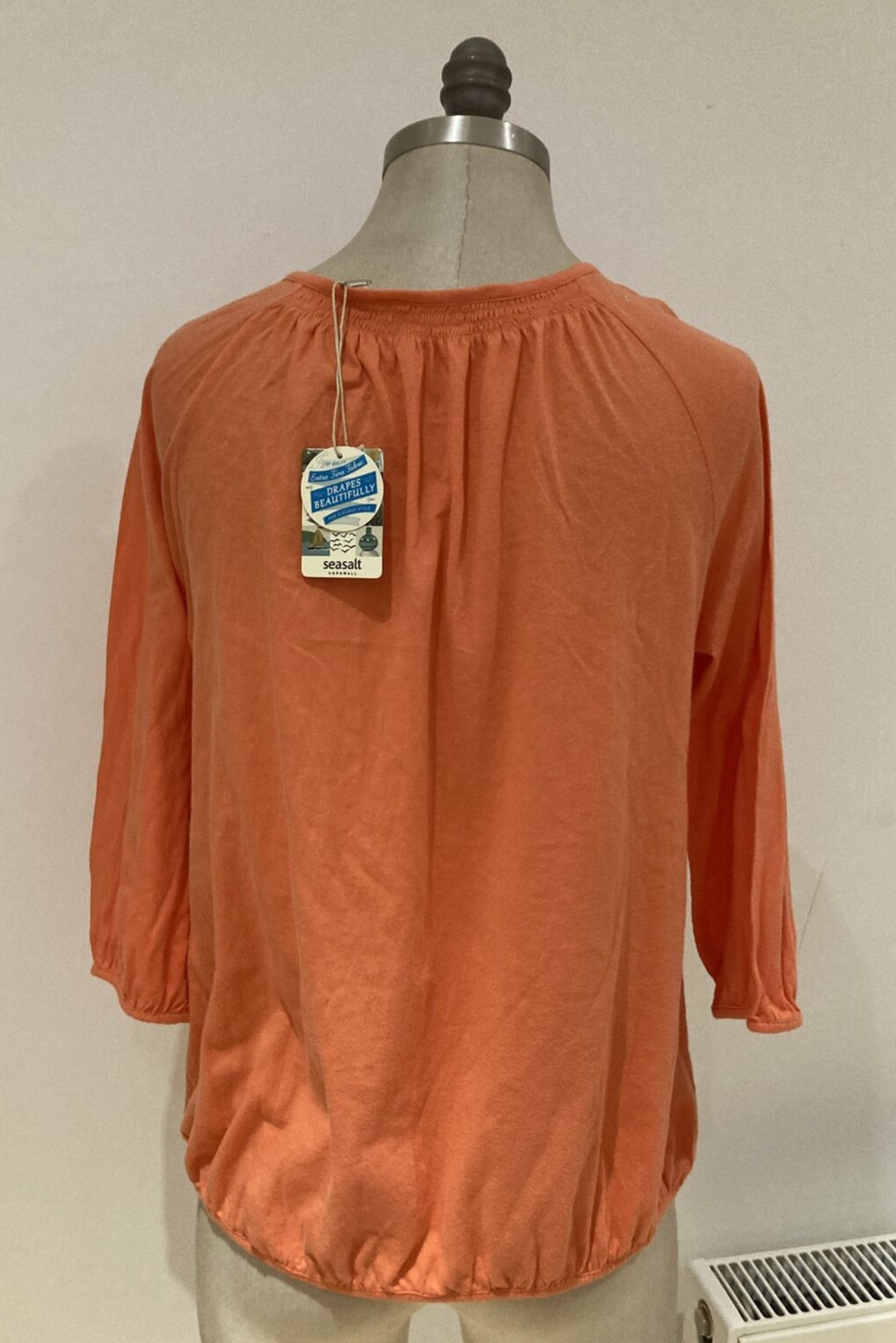 Seasalt "Keybridge" Apricot Cotton Top, Size 10 UK, BNWT 4