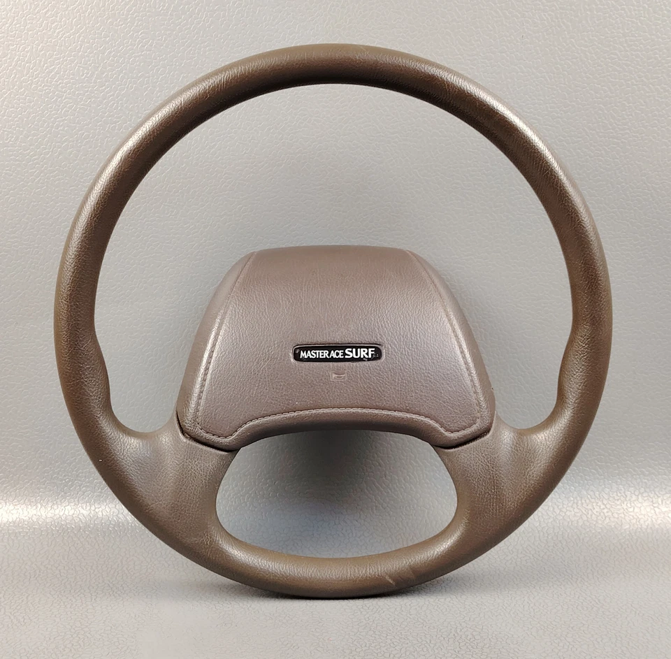 1988 1991 TOYOTA VAN TOWNACE MASTER SURF ACE BROWN STEERING WHEEL - Image 2 of 4