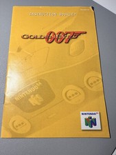 007 Goldeneye N64 Nintendo 64 Manual Only  Instruction Booklet