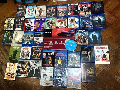 Lot Of 40+ DVD Movies & Shows Bundle Collection *DVD PLAYER SOLD SEPARATELY*