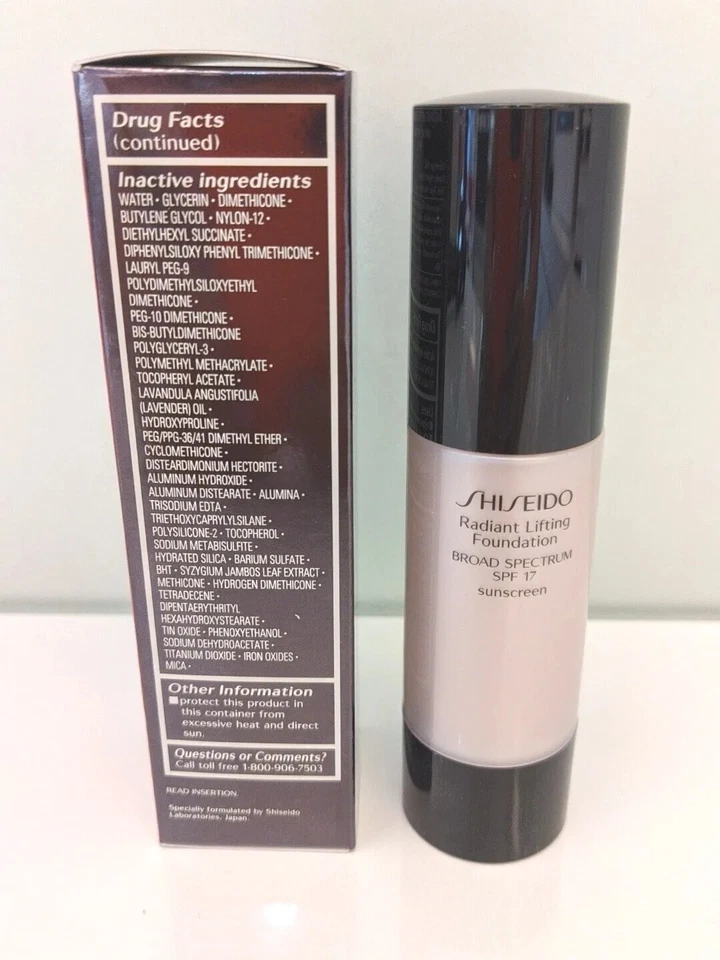 Shiseido Radiant Lifting Foundation - I60 - SPF 17 - 1.2 oz. - New in Box - Image 2 of 4