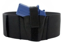 Belly Band Holster 4" Concealed Carry, Black, USA made
