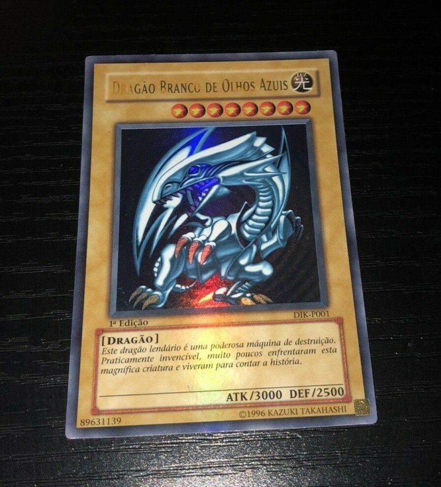 YuGiOh Blue-Eyes White Dragon DIK-P001 Ultra Rare 1st Ed YuGiOh Blue-Eyes White Dragon DIK-P001 Ultra Rare 1st Ed