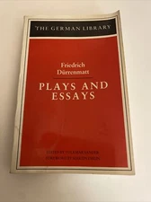 Friedrich Durrenmatt Plays and Essays The German Library Softcover ab4