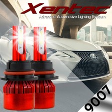 9007 Cree Led Headlight Conversion Kit 488w 48800lm Hi-lo Beam Bulbs 6000k 2pc