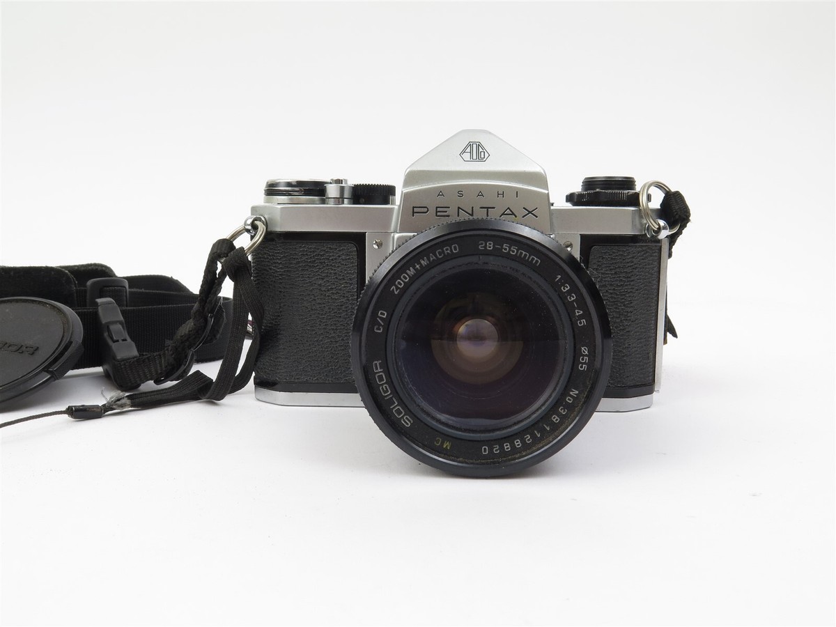 ASAHI PENTAX SV Vintage SLR Camera No 987692 with Soligor Zoom