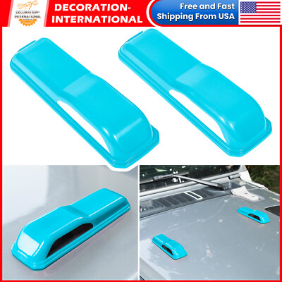 Engine Hood Hinge Cover Stickers Trim Exterior for Jeep Wrangler JL JLU JT 2018+