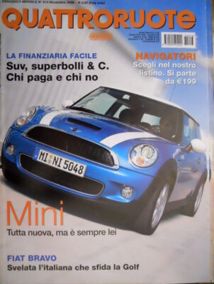 Quattroruote 613 2006 Supervigne für SUVs. Fiat Bravo fordert den Golf heraus [F.34]