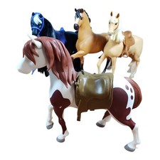 Lot Of Four Realistic Quality Toy Horses