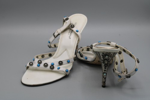 \u0026 Gabbana Beaded High Heel Sandals Made 