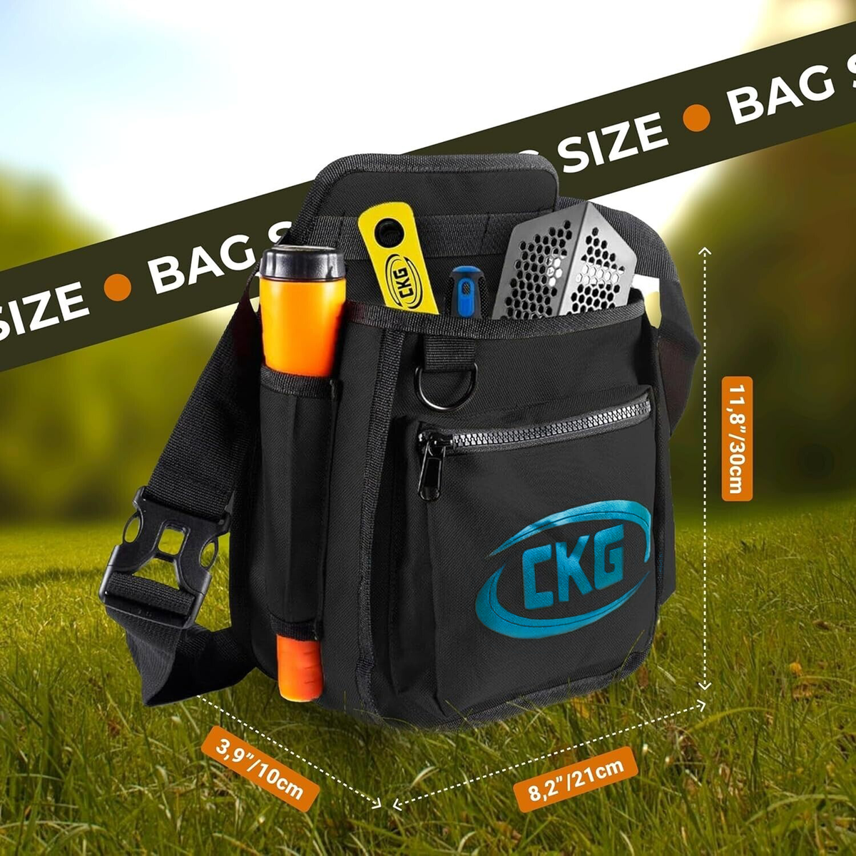 Fémdetektor Arany Tartja Bag Többcélú Digger Pouch For Pinpointer Xp Propointers Detector Waist Pack Mule 2