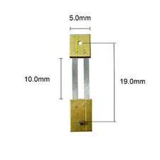 French Clock Suspension Brass Steel Pendulum Spring 19.0 x 5.0 x 10.0mm