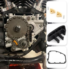 Timing Chain Tensioner Shoes Cam Guide Cover Gasket Kit Fit for Harley Touring