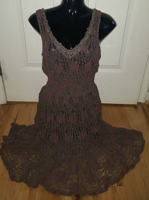 Free People Lace Dress Muted Brown and Purple Size SMALL Perfect condition! | eBay Free People Lace Dress Muted Brown and Purple Size SMALL Perfect condition! | eBay