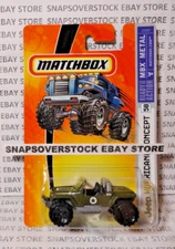 2006 MATCHBOX GREEN JEEP HURRICANE CONCEPT, METAL SERIES, MBX #58, NICE & VHTF