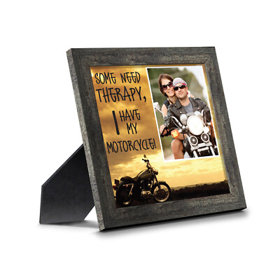 Some Need Therapy, Gifts for Motorcycle Riders, Motorcycle Picture Frame