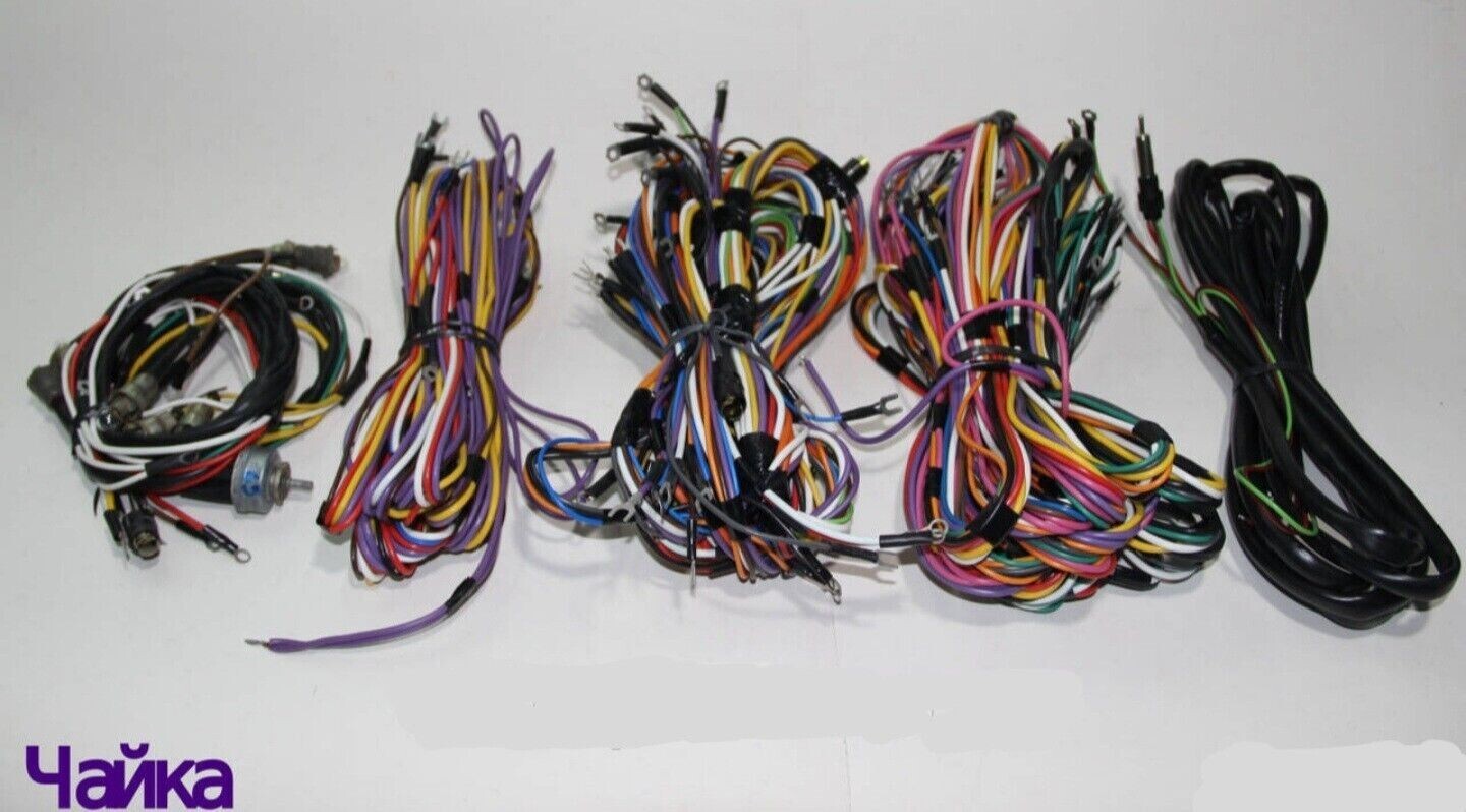 Kabelaum GAZ 12 Чайка Gaz Chaika Газ Satz wiring wiring Elektroverkabelung