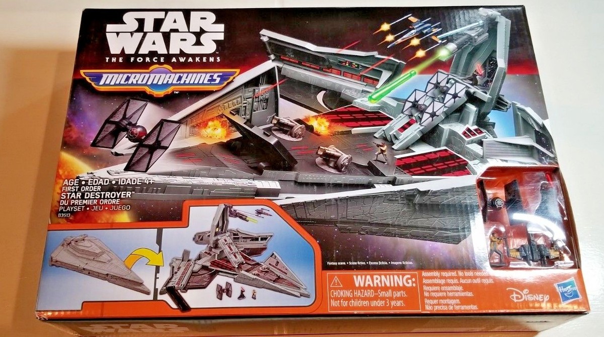 NEW Micro Machines Star Wars The Force Awakens 1ST Order Star