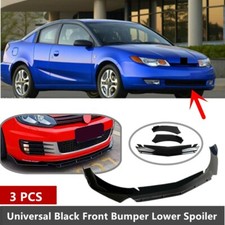 Add-on Universal Fit For 2003-2007 Saturn Ion Front Bumper Lip Spoiler Splitter