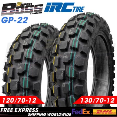 IRC GP22 Motorcycle Tire 120/70-12 TL+130/70-12 TL For GROM125, MSX125, MSX-SF
