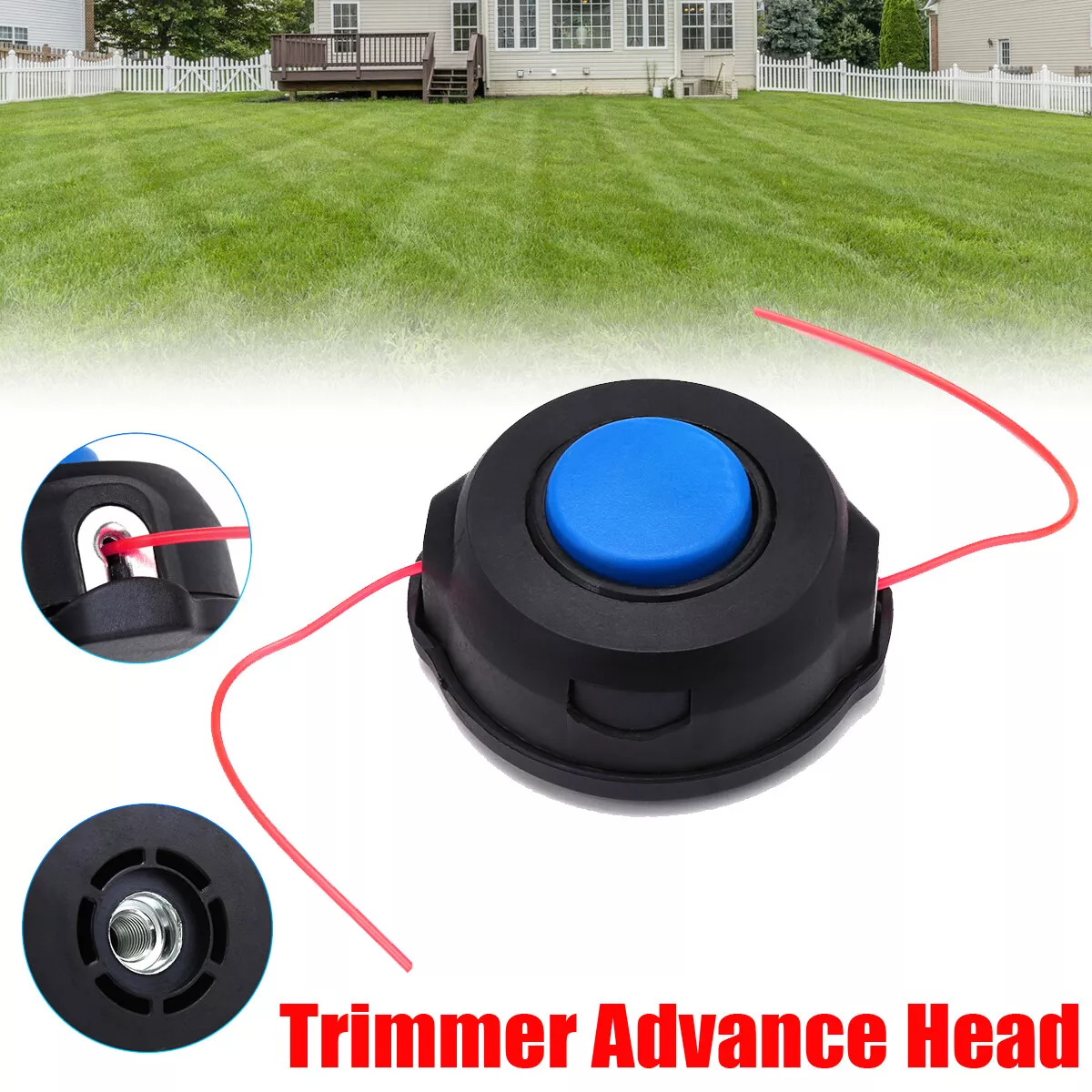 T25 String Trimmer Head Replace For Husqvarna Weedeater Cutter
