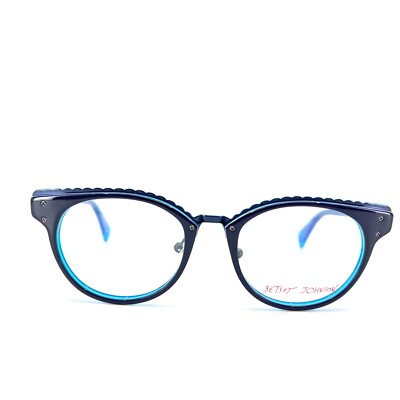 Betsey Johnson Eyeglasses Luscious Lennon BJ0164 05 Blue Frames 50[]19 140 mm