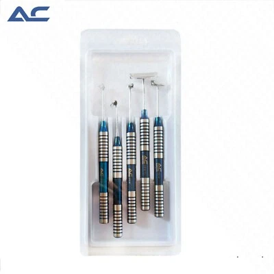 Azatek Soft Brushing 5 Pcs Kit Dental Implant Instrument Lingual Flaps Surgery