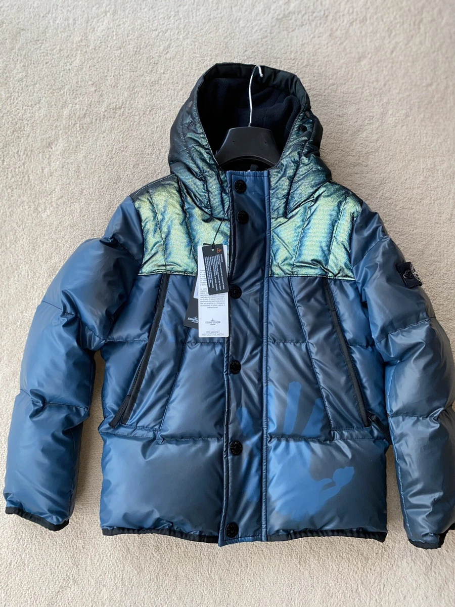 Stone island mesh reflective sale