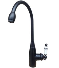 Black oil Antique Brass Kitchen Faucet Swivel Single Lever Sink Mixer Tap 2sf109