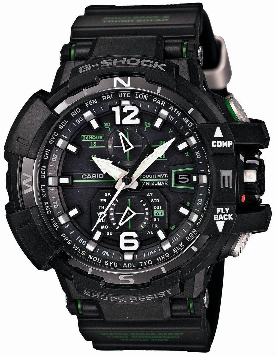 CASIO G-SHOCK SKY COCKPIT GRAVITYMASTER GW-A1100-1A3JF men Watch