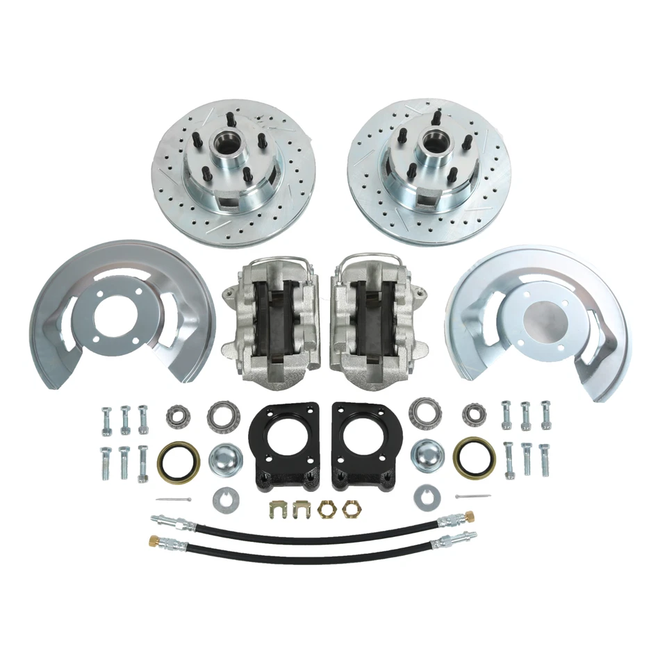 For 1964-1973 Ford Mustang Front Disc Brake Conversion Kit, 11" Rotors Foto 2 de 4