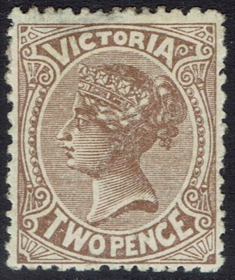 VICTORIA 1882 QV 2D GREY BROWN WMK V/CROWN SG TYPE W33 | eBay
